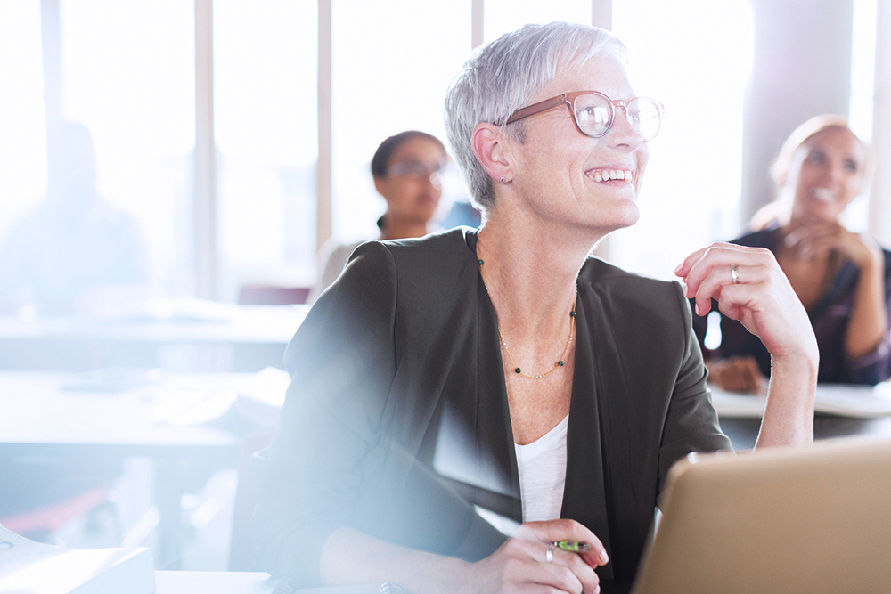 Teilnehmer:innen eines Workshops