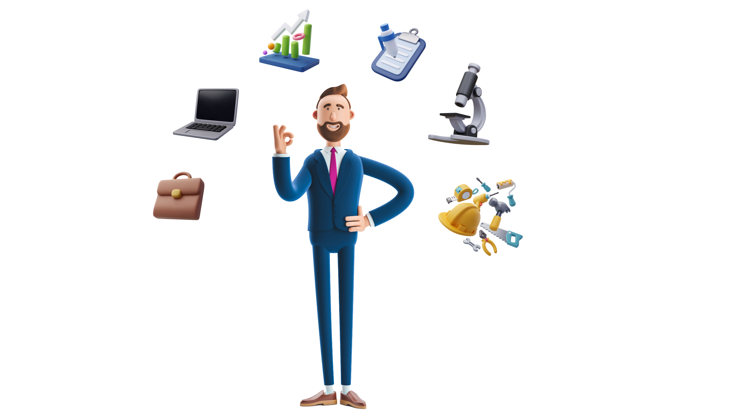 Billy mit unterschiedlichen Berufsbildern